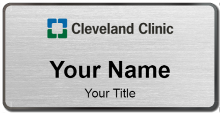 Custom name badges for Cleveland Clinic