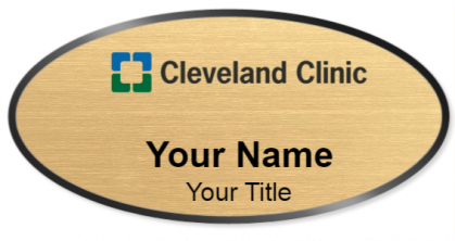 Custom name badges for Cleveland Clinic
