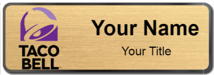 Custom name badges for Taco Bell