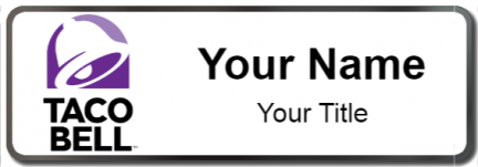 Custom name badges for Taco Bell
