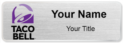 Custom name badges for Taco Bell