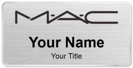 Custom name badges for MAC Cosmetics