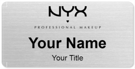 Custom name badges for NYX Cosmetics