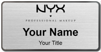 Custom name badges for NYX Cosmetics