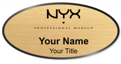 Custom name badges for NYX Cosmetics