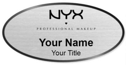 Custom name badges for NYX Cosmetics
