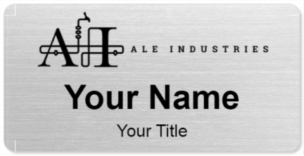 Custom name badges for Ale Industries