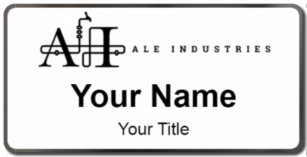 Custom name badges for Ale Industries