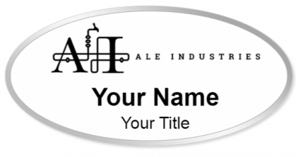 Custom name badges for Ale Industries