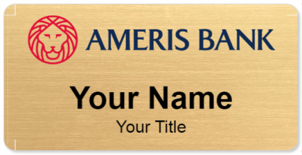 Custom name badges for Ameris Bank
