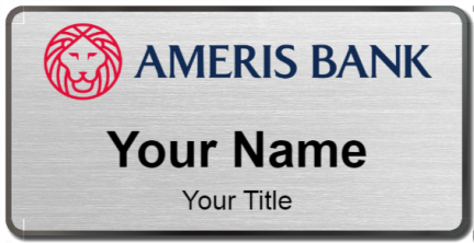 Custom name badges for Ameris Bank