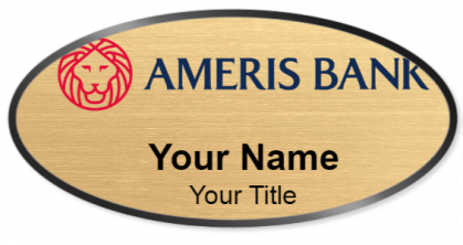 Custom name badges for Ameris Bank