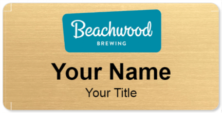 Custom name badges for Beachwood BBQ and Brewery