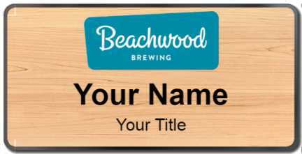 Custom name badges for Beachwood BBQ and Brewery