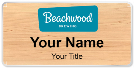 Custom name badges for Beachwood BBQ and Brewery