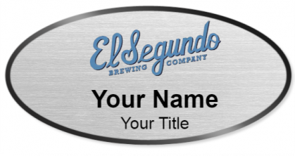 Custom name badges for El Segundo Brewing Company