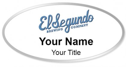 Custom name badges for El Segundo Brewing Company