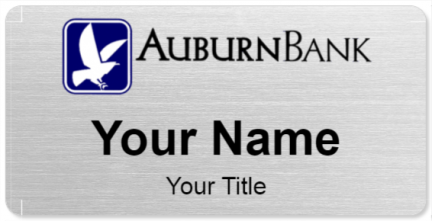 Custom name badges for Auburn Bank