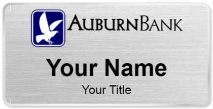 Custom name badges for Auburn Bank