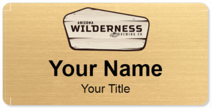 Custom name badges for Arizona Wilderness Brewing Company