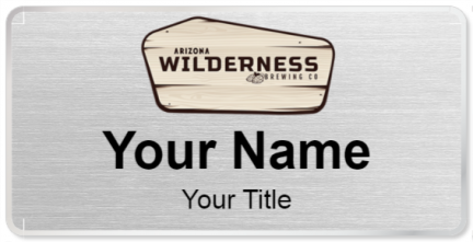 Custom name badges for Arizona Wilderness Brewing Company