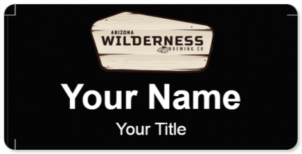 Custom name badges for Arizona Wilderness Brewing Company