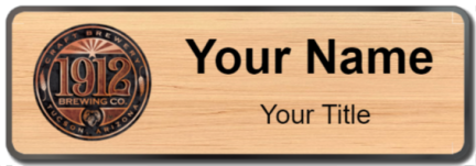 Custom name badges for 1912 Brewing Company