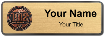 Custom name badges for 1912 Brewing Company