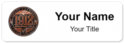 Custom name badges for 1912 Brewing Company