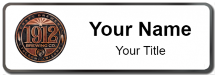 Custom name badges for 1912 Brewing Company