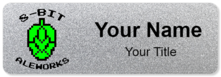 Custom name badges for 8 Bit Aleworks