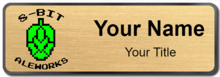 Custom name badges for 8 Bit Aleworks