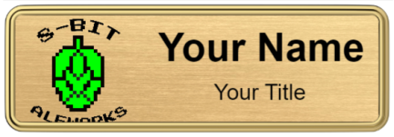 Custom name badges for 8 Bit Aleworks