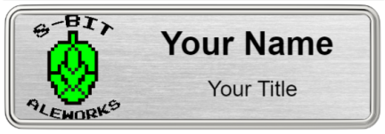 Custom name badges for 8 Bit Aleworks