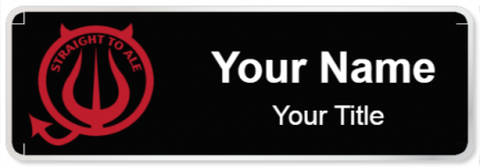 Custom name badges for Straight to Ale Brewing