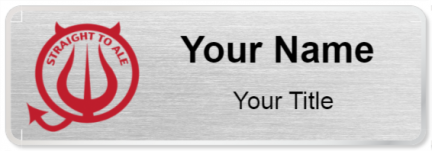 Custom name badges for Straight to Ale Brewing