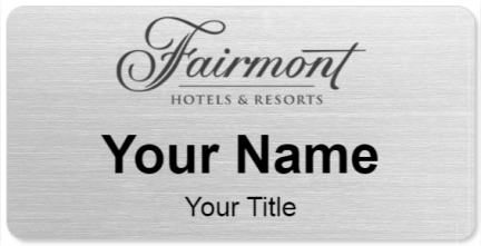 Custom name badges for Fairmont