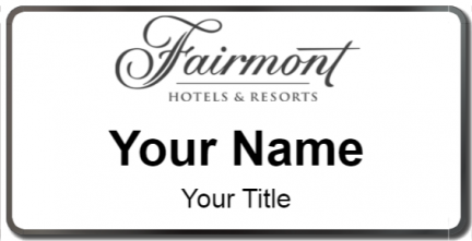 Custom name badges for Fairmont