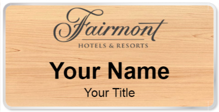Custom name badges for Fairmont
