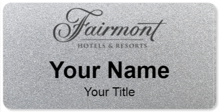 Custom name badges for Fairmont