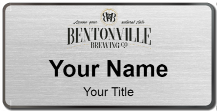 Custom name badges for Bentonville Brewing Company