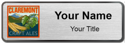 Custom name badges for Claremont Craft Ales
