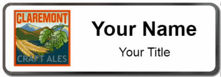 Custom name badges for Claremont Craft Ales