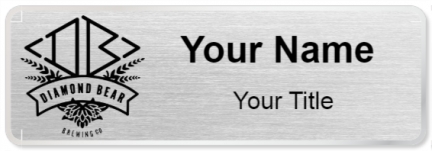 Custom name badges for Diamond Bear Brewing Company