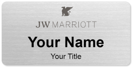 Custom name badges for JW Marriott