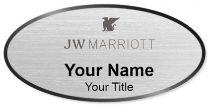 Custom name badges for JW Marriott