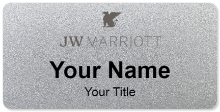 Custom name badges for JW Marriott
