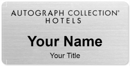 Custom name badges for Autograph Collection Hotels
