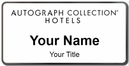 Custom name badges for Autograph Collection Hotels