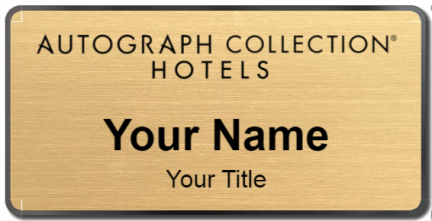Custom name badges for Autograph Collection Hotels